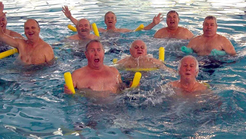 Photo: Swimming exercises